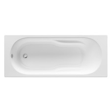 GENOVA ванна 150*70см, крилова прямокутна, біла, регульовані ніжки в комплекті, об`єм 158л