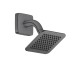 Верхній душ Axor Citterio C 120x120 1jet EcoSmart зі стіновим кронштейном, Brushed Black Chrome (28810340)
