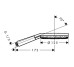 24511340 HG Raindance Alive Select S Ручний душ 125 3jet EcoSmart, brushed black chrome (1 сорт)