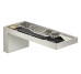 Вилив Axor MyEdition на ванну, виступ 176  мм, без накладки, Stainless Steel Optic (47412800)