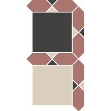 Декор F-1 Sheet 19.6x39.3 Florence Top Cer з колекції Florence Florence Керамическая плитка TopCer