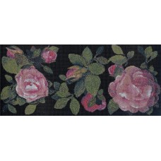 Мозаїка Springrose Nero A 129.1x290.5 Decori 10 з колекції Decori 10 Decori 10
