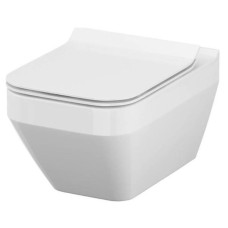 Сет В217 подвесной унитаз CREA CLEAN ON прямоугольный, с крышкой Slim Сет В217 подвесной унитаз CREA CLEAN ON прямоугольный, с крышкой Slim