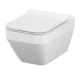Сет В217 унітаз підвісний CREA CLEAN ON прямокутний,з кришкою Slim