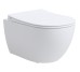 4010511 DO IT Подвесной безобедочный унитаз с крышкой soft-close, Vortex Flush, белый глянец (1 сорт)