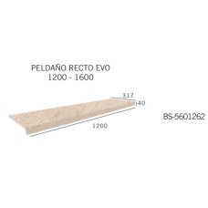 Сходинка 31,7*120 Peldano Evolution Recto Evo Beige Stone 5601262
