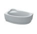 Ванна акрилова асиметрична GLORIA 160x90 L + ноги + екран під ванну ( А0045130 ) Swan