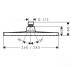 26723000 Crometta S 240 1jet Верхній душ (1 сорт)