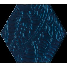 URBAN COLOURS BLUE INSERTO SZKLANE HEKSAGON 19.8х17.1 (плитка настенная, декор)