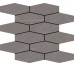 Мозаїка 28,1x34,1 Mosaic Hexa Slim Muse Grey-Muse-DC1009 з колекції Muse Aleluia