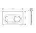 Панель смыва iFrame Original Q Matt White (66001700)