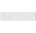 Декор (8.1x33.3) EG10LD England Bianco Listello Decorato - England з колекції England Ascot