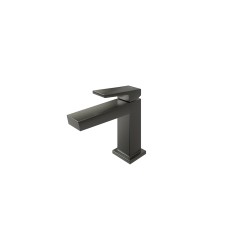 SQUARE, Смеситель для умывальника без автоматического клапана слива, brushed titanium (100281859) SQUARE, Смеситель для умывальника без автоматического клапана слива, brushed titanium (100281859)