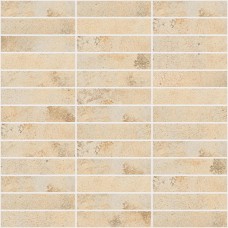 Мозаїка 30x30 12QUAGOLSTMOS102 Quarry  golden stone mat mosaic 10x2 12mm DSG Quarry з колекції Quarry DSG Gigacer: фабрика, яка першою випустила формат 120×120