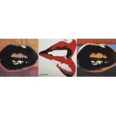 Декор (31.9x96) 24180- Icons Lips Soggetto B,3 - Steve Kaufman з колекції Steve Kaufman