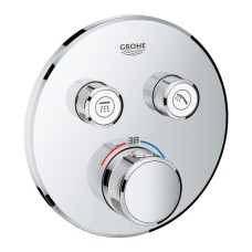 SmartControl Термостат для душа, зовнішня частина, на 2 виходи, хром SmartControl Термостат для душа, зовнішня частина, на 2 виходи, хром Змішувачі вбудованого монтажу — сторінка 12