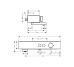Термостат ShowerTablet Select 412 мм для ванны, Brushed Black Chrome (24340340)