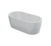 Ванна акриловая отдельностоящая цельнолитая PureLine 1600x800 White с сифоном Koller Pool
