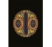 Декор 14,5x19,4 Lettera Nera O - Alphabet - 489840 з колекції Alphabet Versace