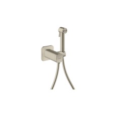 Комплект гігієнічного душу AXOR E на змішану воду, Brushed Nickel (29243820) BIDETTE SHOWERS