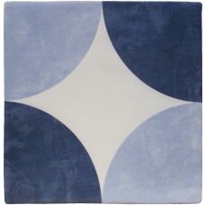 15x15 New Pop Dec. 1 Blue-New Pop з колекції New Pop New Pop Керамічна плитка Cevica