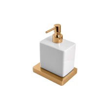 LOUNGE, Дозатор рідкого мила, настінний, gold (100238438) LOUNGE, Дозатор рідкого мила, настінний, gold (100238438)
