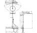 Душова система AXOR Showerpipe з термостатом 800 і верхнім душем 350 1jet, Chrome (27984000)