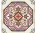 Плитка (22.5x22.5) AD/ Ros 004 - Art Deco з колекції Art Deco Bestile
