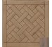 Декор Cassettone A Marrone Medio 60x60 Tavolato Casalgrande Padana з колекції Tavolato Casalgrande Padana