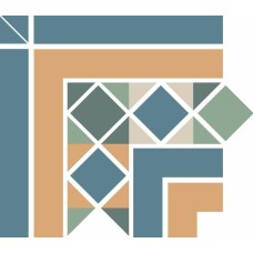 Спецелемент угловой 16.6x16.6 Abu Dhabi Top Cer з колекції Abu Dhabi TopCer — португальская геометрическая мозаика и викторианская плитка — страница 10