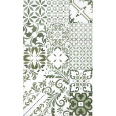 15x15 Aqu/Sta. Ve Decoro Stars Verde - Aquarel з колекції Aquarel Aquarel Керамическая плитка Tonalite