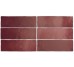 Плитка 6,5x20 Magma Burgundy 24967 из коллекции Magma Equipe