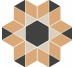 Вставка Timor 30.9x30.9 Hexagon Inserts Top Cer з колекції Hexagon Inserts TopCer