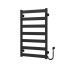 Полотенцесушитель электрический Harmony П7 500х800 Deffi крашеная сталь (Черный, JD04, Правое подключение)