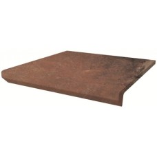Ступенька с капиносом прямая Scandiano Rosso 30x33 код 6850 Ceramika