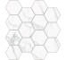 Мозаїка Capitol White Hexagono Pulido - 26.5x28.3  Capitol з колекції Capitol Halcon