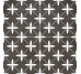 Декор Poole Black 45x45 Chic Dual Gres из коллекции Chic Dual Gres
