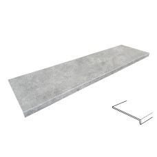 PETRA GRIS Peldano Recto Anti Slip 970447 сходинка з прямим капіносом 19.7х31.5х1.4 PZ724 PETRA GRIS Peldano Recto Anti Slip 970447 сходинка з прямим капіносом 19.7х31.5х1.4 PZ724