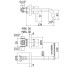 LIG006ST70 LIGHT Змішувач раковини, вилив 175 мм, сталь (1 сорт)