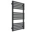 WWQSN087045K9M5E8P Полотенцесушитель электрический Quadrus Slim One 870-450, цвет черный мат RAL 9005, скрытое подключение справа Бренди>Terma