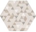 Декор (29.2x25.4) 23618 Urban hexagon forest natural Eq-10D - Urban из коллекции Urban Equipe