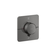 Термостат прихованого монтажу ShowerSelect ID Softsquare на 2 функціЇ Polished Black Chrome(36754330) Термостат прихованого монтажу ShowerSelect ID Softsquare на 2 функціЇ Polished Black Chrome(36754330)