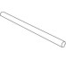 Декор Coprispigolo Per Colonna White 1x19.7 Palace Gold Versace з колекції Palace Gold Versace