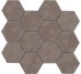 Мозаїка (23.2x26.4) Malla Panal Hexagon Marron 23,2 x 26,4 - Panal Hexagon з колекції Panal Hexagon Cevica
