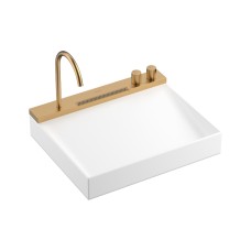 Умивальник Avalegra AquaUnit 580/475 без переливу QuickClean+ зі змішувачем, Brushed Bronze (22472140) Умивальник Avalegra AquaUnit 580/475 без переливу QuickClean+ зі змішувачем, Brushed Bronze (22472140)