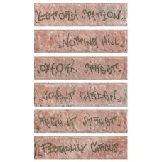 Декор (8.6x35) 1039920 Ins. Streets S/6Rosato - Underground з колекції Underground