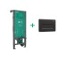 Комплект Інсталяційна система iFrame Universal + Клавіша iFrame Original Q Matt Black (99001670)