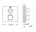 Смеситель для душа GROHE GROHTHERM CUBE 24154000 GROHE GROHTHERM CUBE 24154000