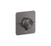 Термостат прихованого монтажу AXOR ShowerSelect ID Softsquare HighFlow на 1 функцію, Brushed Black Chrome (36778340)