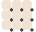 Плитка White Black Dots 30x30 Octagon Top Cer з колекції Octagon TopCer